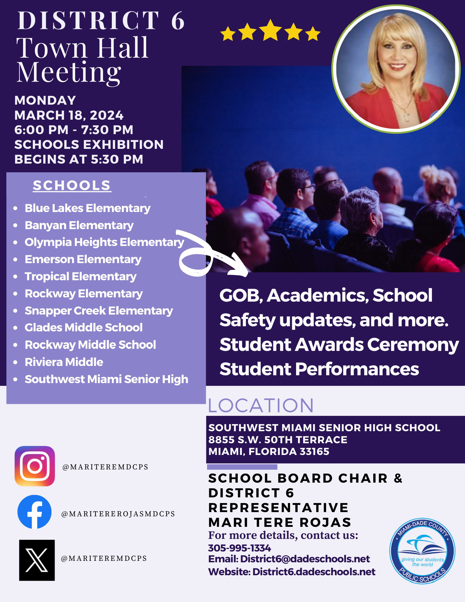 Town Hall Meeting @ Soutwest Miami Senior High School | Miami | Florida | United States