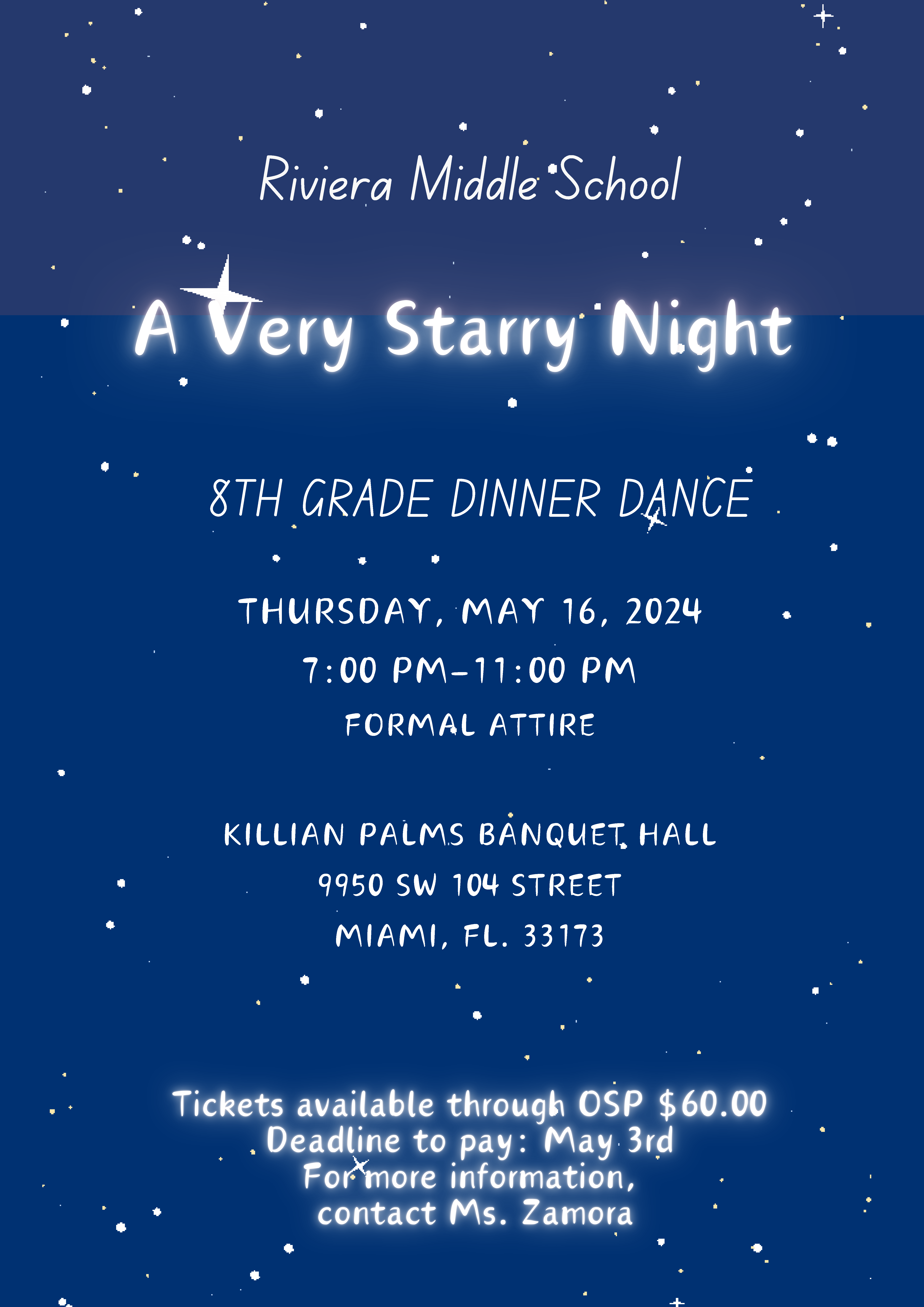 8th Grade Dinner Dance